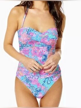 Lilly Pulitzer Flamenco 1 Pc Swim Suit